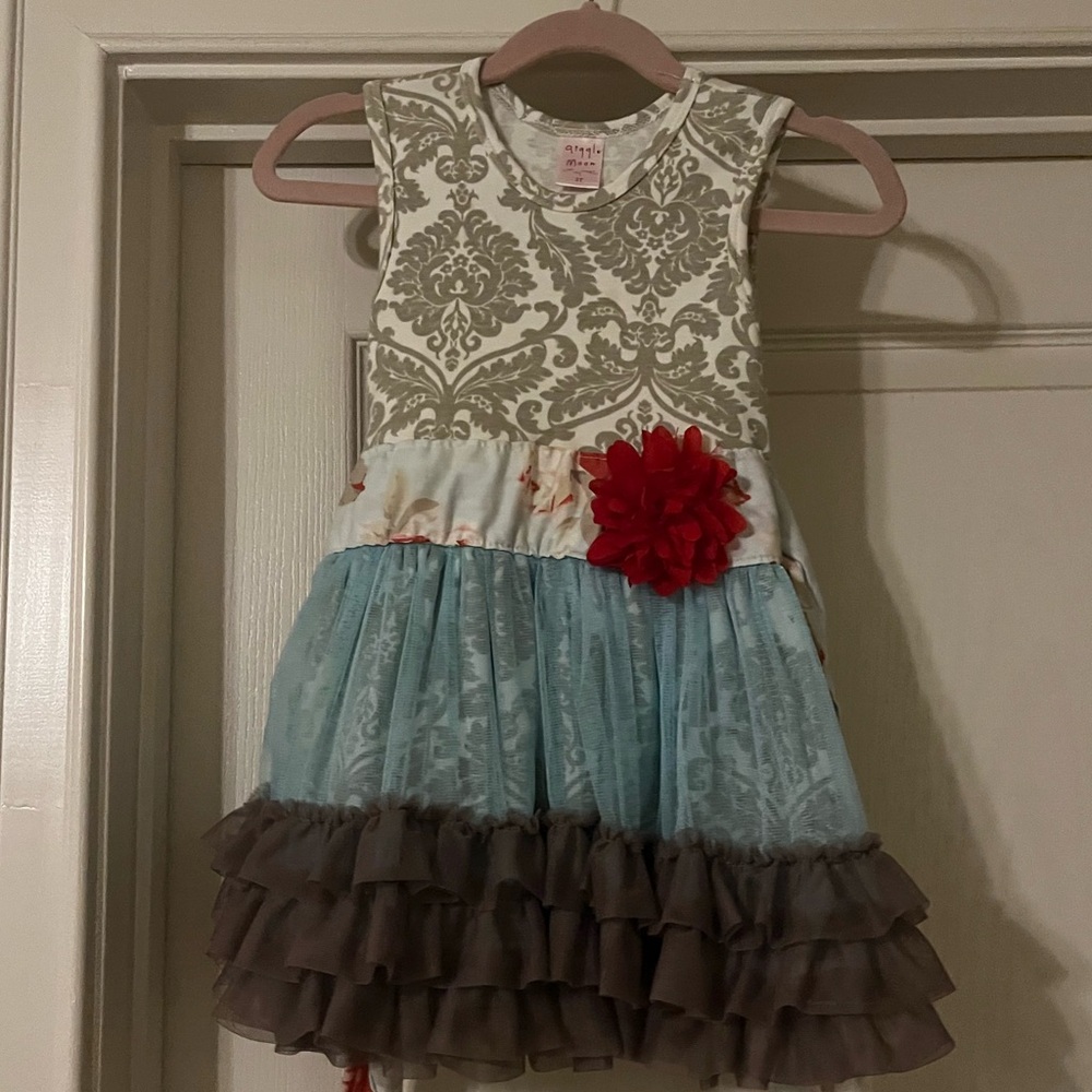 3T Giggle Moon Wedding Bells Tutu Dress- Hard to Find! - Picture 3 of 11
